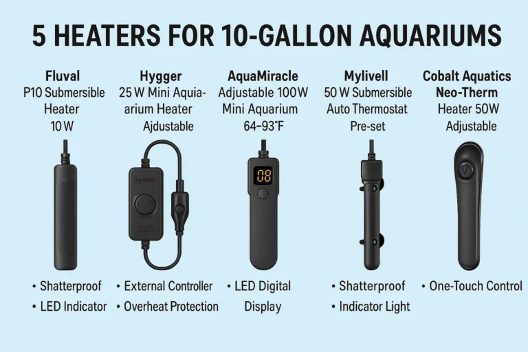 5 Best Heaters For 10 Gallon Aquarium